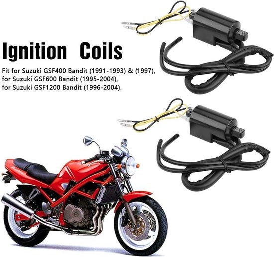 Motorfiets Ontstekingsspoel Set voor GSF400, GSF600 en GSF1200 Bandit - 2 Stuks Hoogwaardige Accessoires voor Betrouwbare Prestaties — afbeelding 2