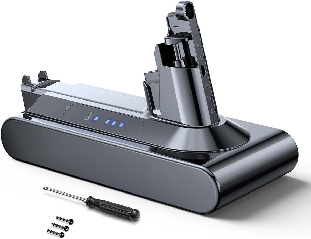 6000mAh Batterij voor Dyson V10 Absolute, Animal, Origin, SV12