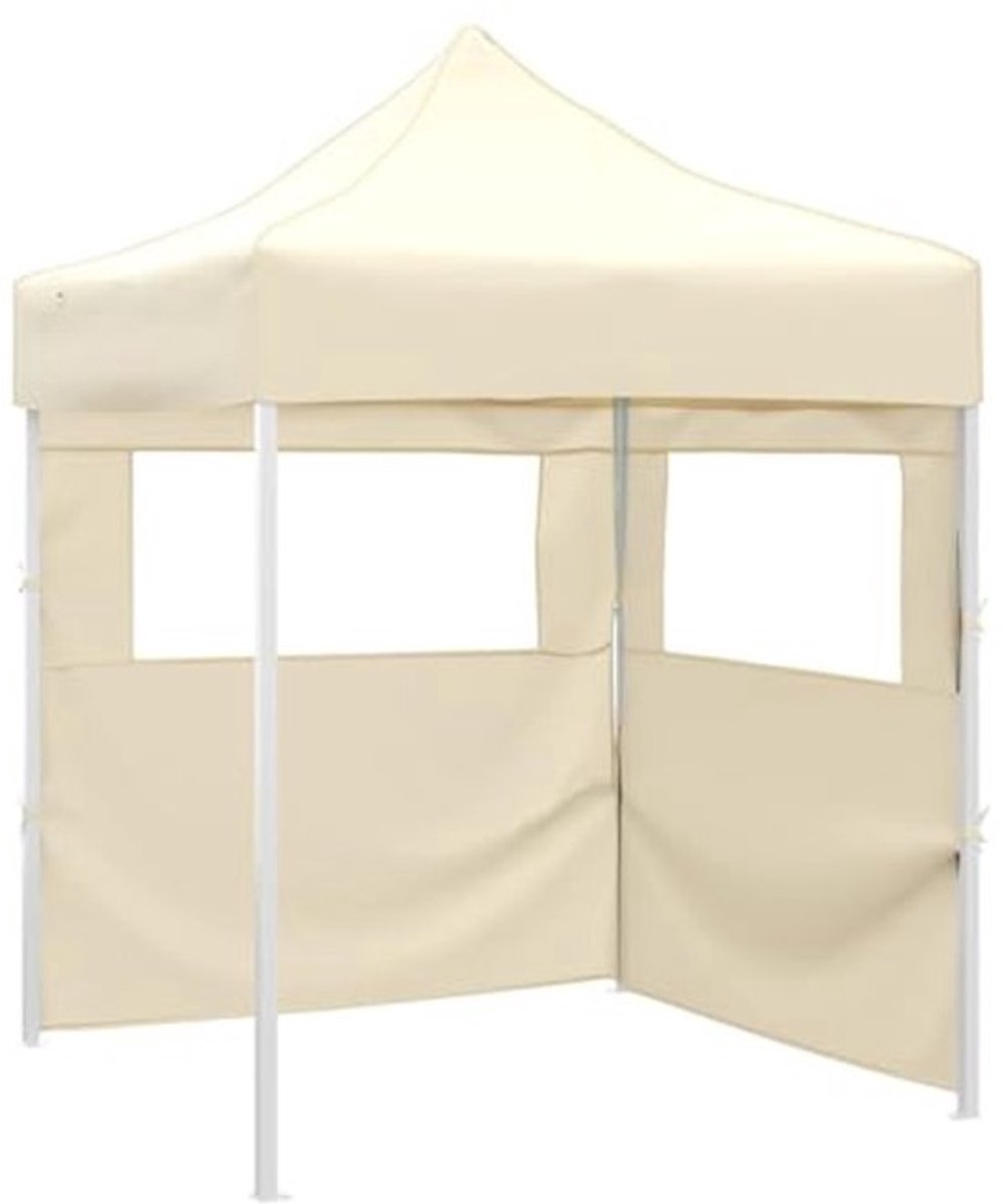 Vouwbare partytent - met 2 zijwanden - 2x2 m