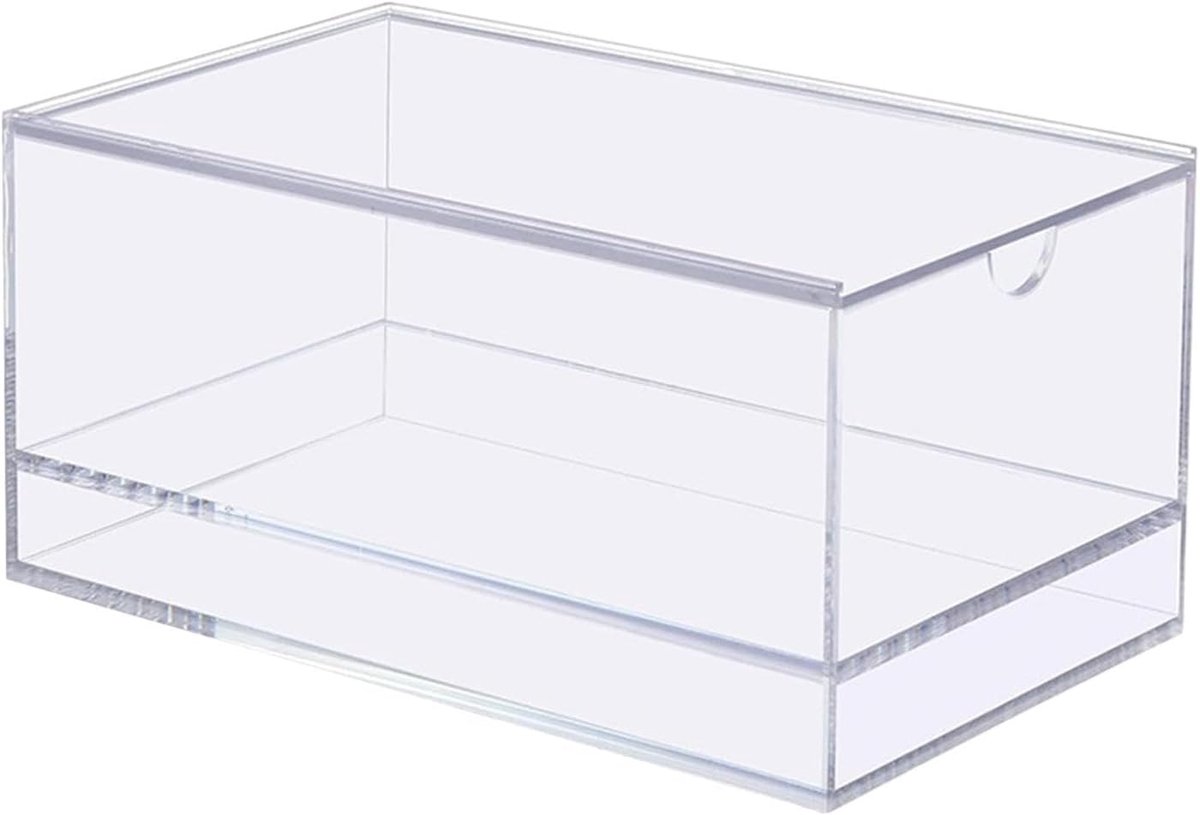 Mahjong Tegeltas, organizer van transparant acryl voor Mah Jongg, Mahjong speelbox voor vakantie, feest, reizen, camping, picknick, vrouwen, mannen en jongens