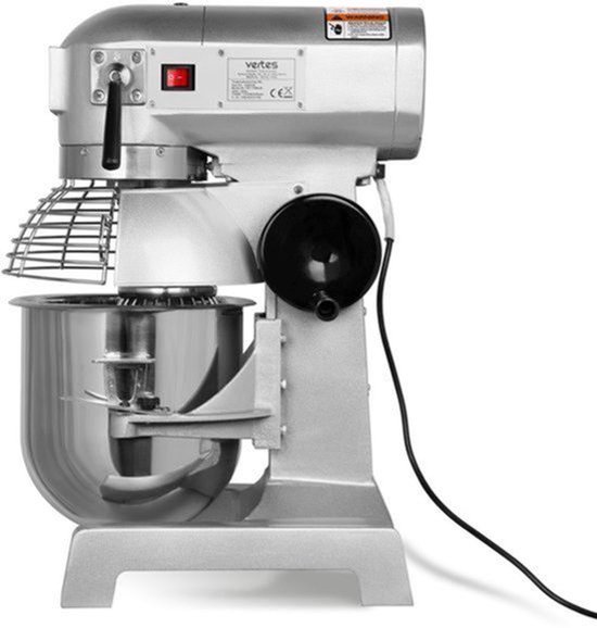 Professionele Deegkneedmachine 20 Liter - 1100 Watt Vermogen - Roestvrij Staal - Rood - Staande Mixer — afbeelding 3