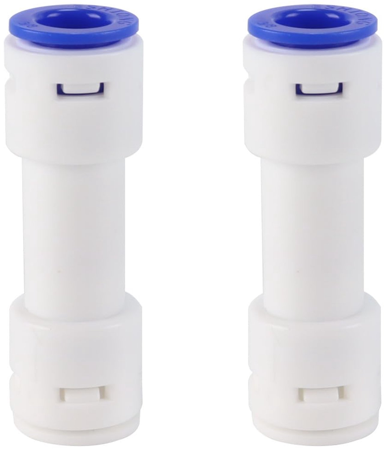 2 Stuks 3/8 Inch Check Valve met Snelle Ontkoppeling