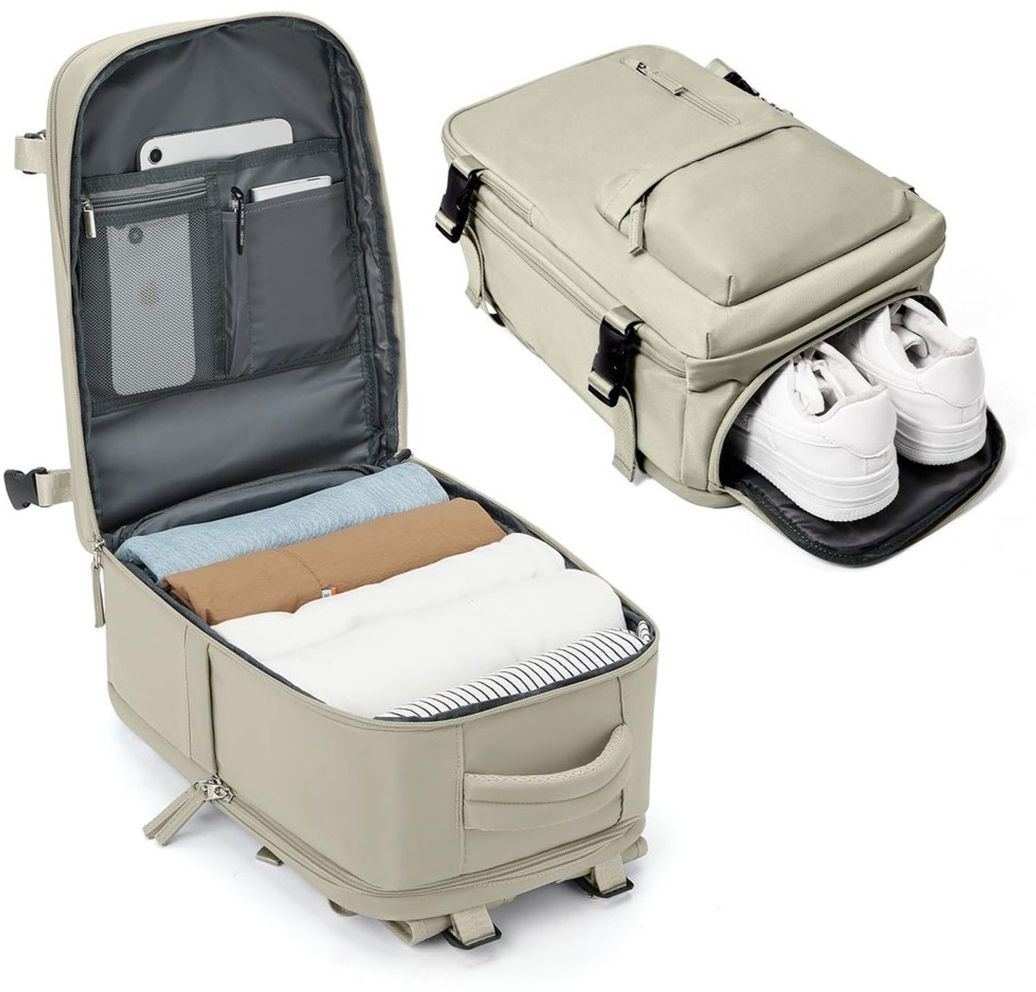 Handbagage Reisrugzak met Vacuümpomp