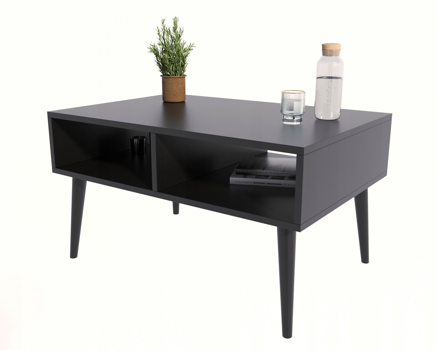 Per La Vita Isla Serie - Salontafel - Zwart - Scandinavische Stijl