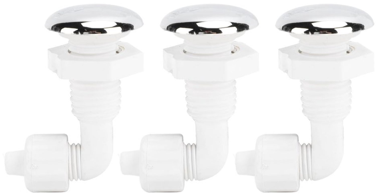 Set van 3 Draaibare Air Jet Nozzles voor Spa en Bad