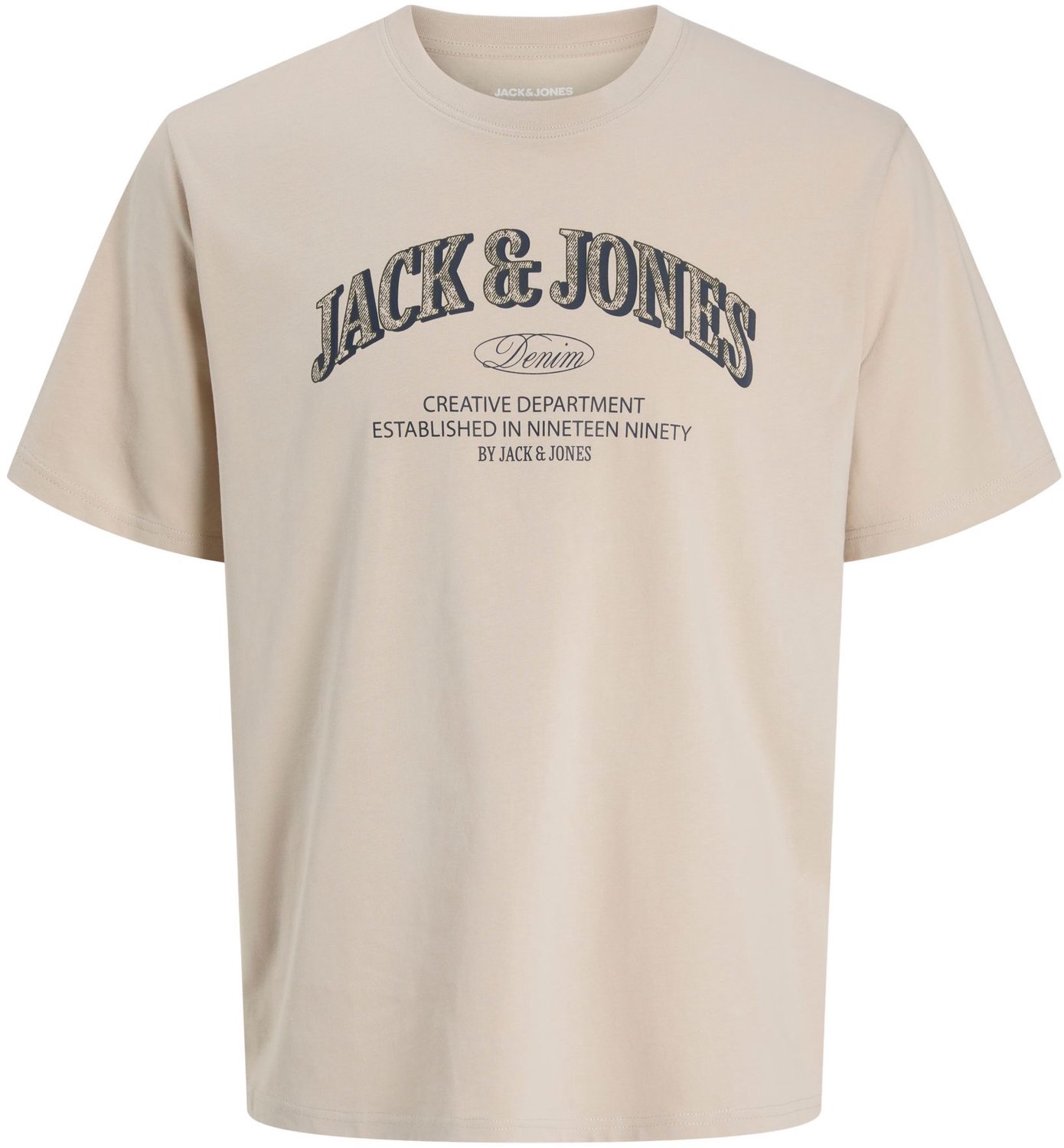 JACK & JONES PLUS - JJEDENVER LOGO TEE SS O-NECK SN PLS Heren T-shirt