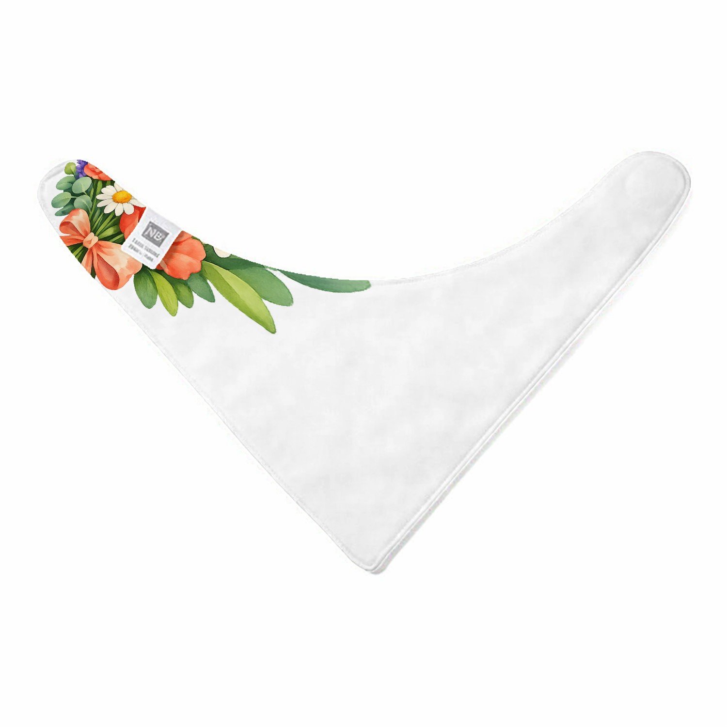 Mr Cadeautjes Kinderbandana - design Aquarel wilde bloemen boeket | cadeau