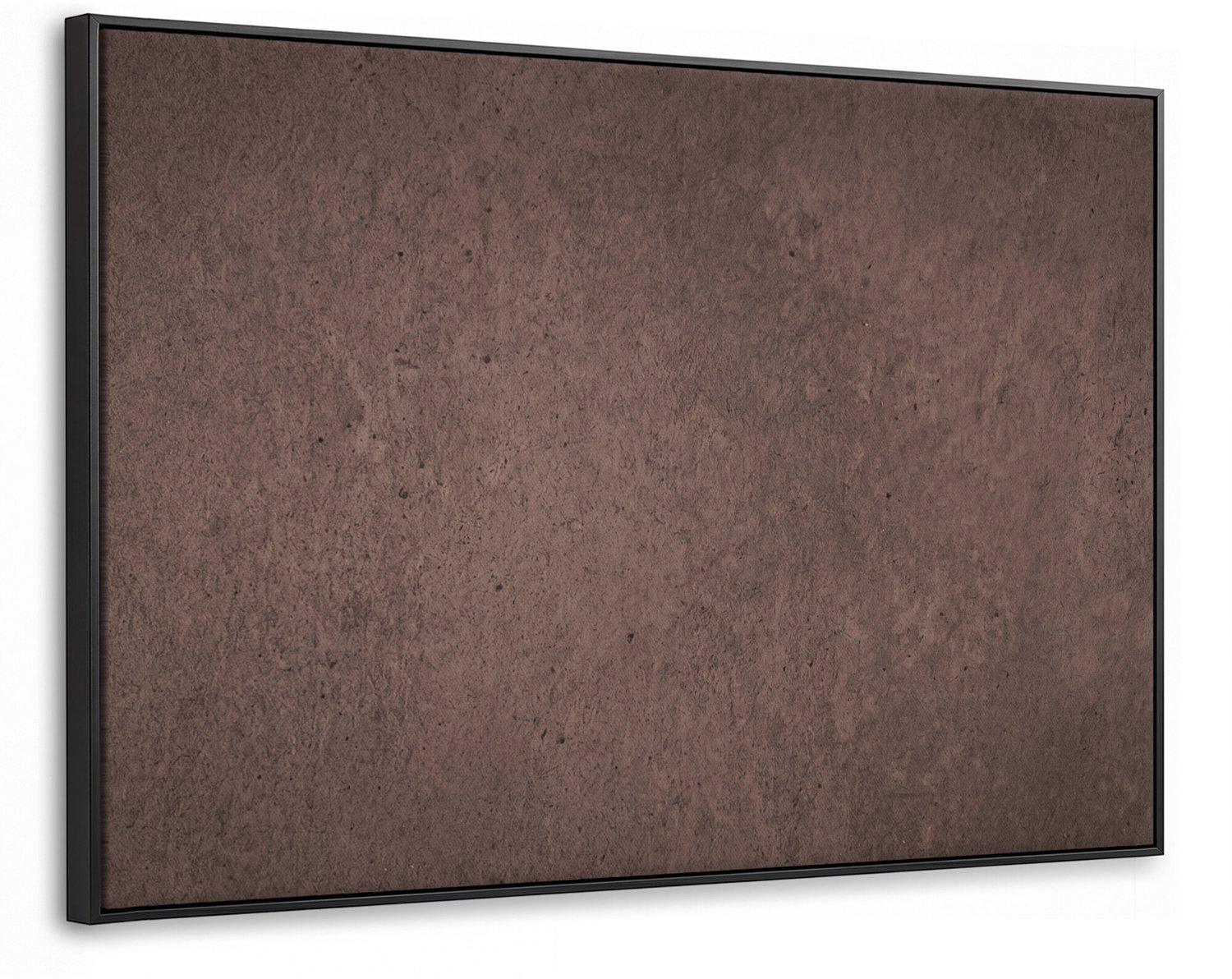 Canvas Schilderij met Baklijst XXL Canvas Schilderij met Baklijst 120x80cm - Textuur - Beton - Abstract - Donker - Bruin - Muurdecoratie woonkamer - Slaapkamer decoratie - Kamer accessoires - Schilderijen op canvas met lijst groot