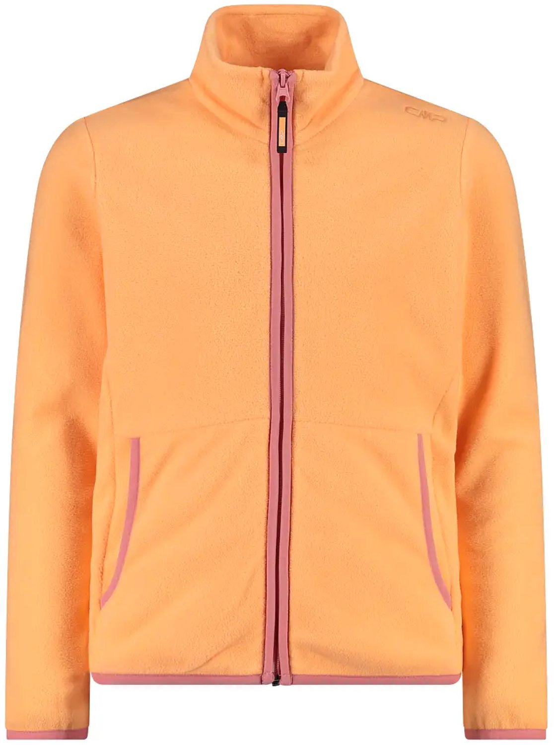 Meisjes fleece met rits CMP Oranje
