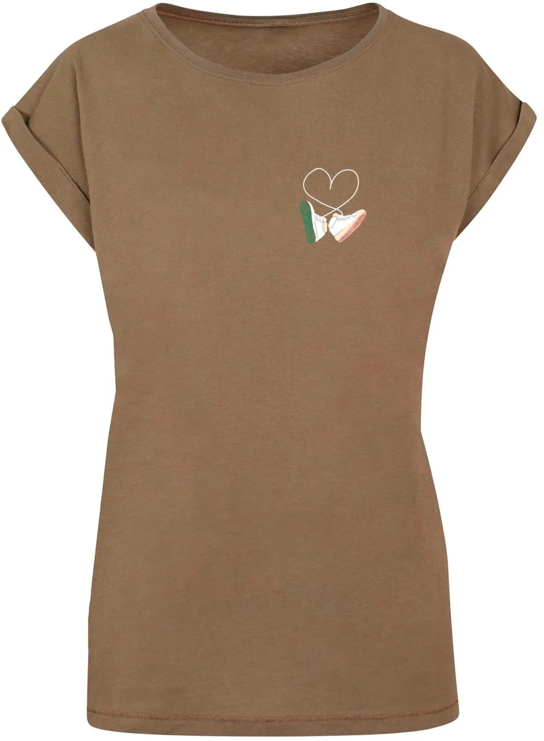 T-shirt dames Mister Tee Kicks Love Groen