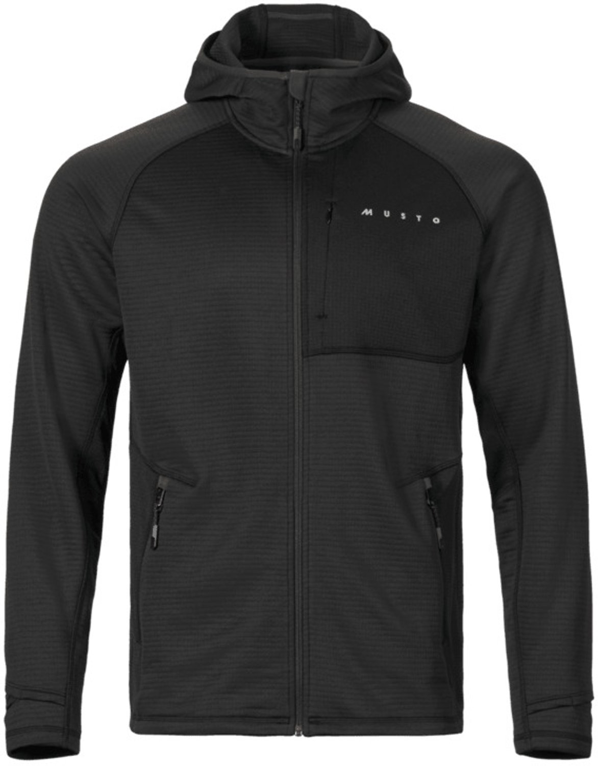Thermische wandeljas met capuchon Musto Evo Zwart