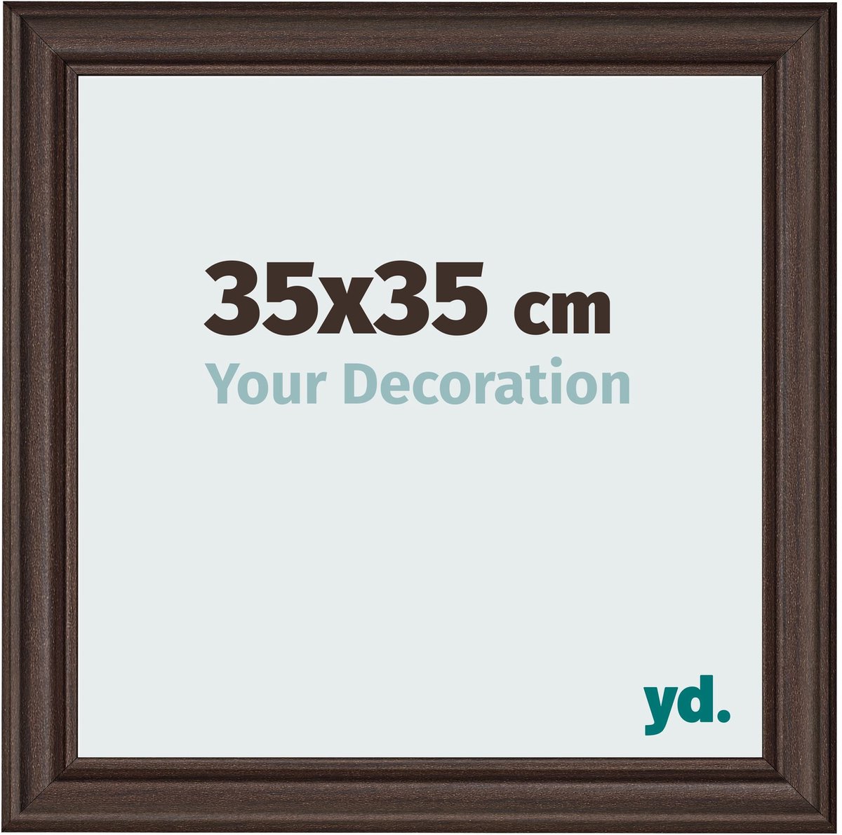 yd. Your Decoration - Fotolijst 35x35 cm - MDF - Eiken Donker - Lazio