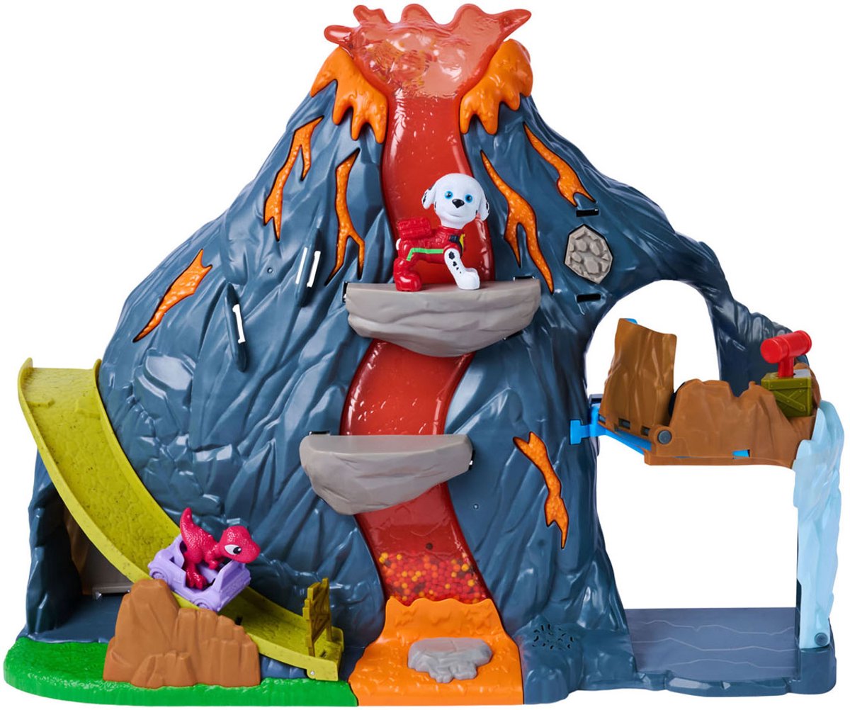 PAW Patrol - De Dino Film Vulkaan Speelset - met licht en geluid Marshall- en Rhubarb-actiefiguren — cadeau in Spellen & Speelgoed - foto 5