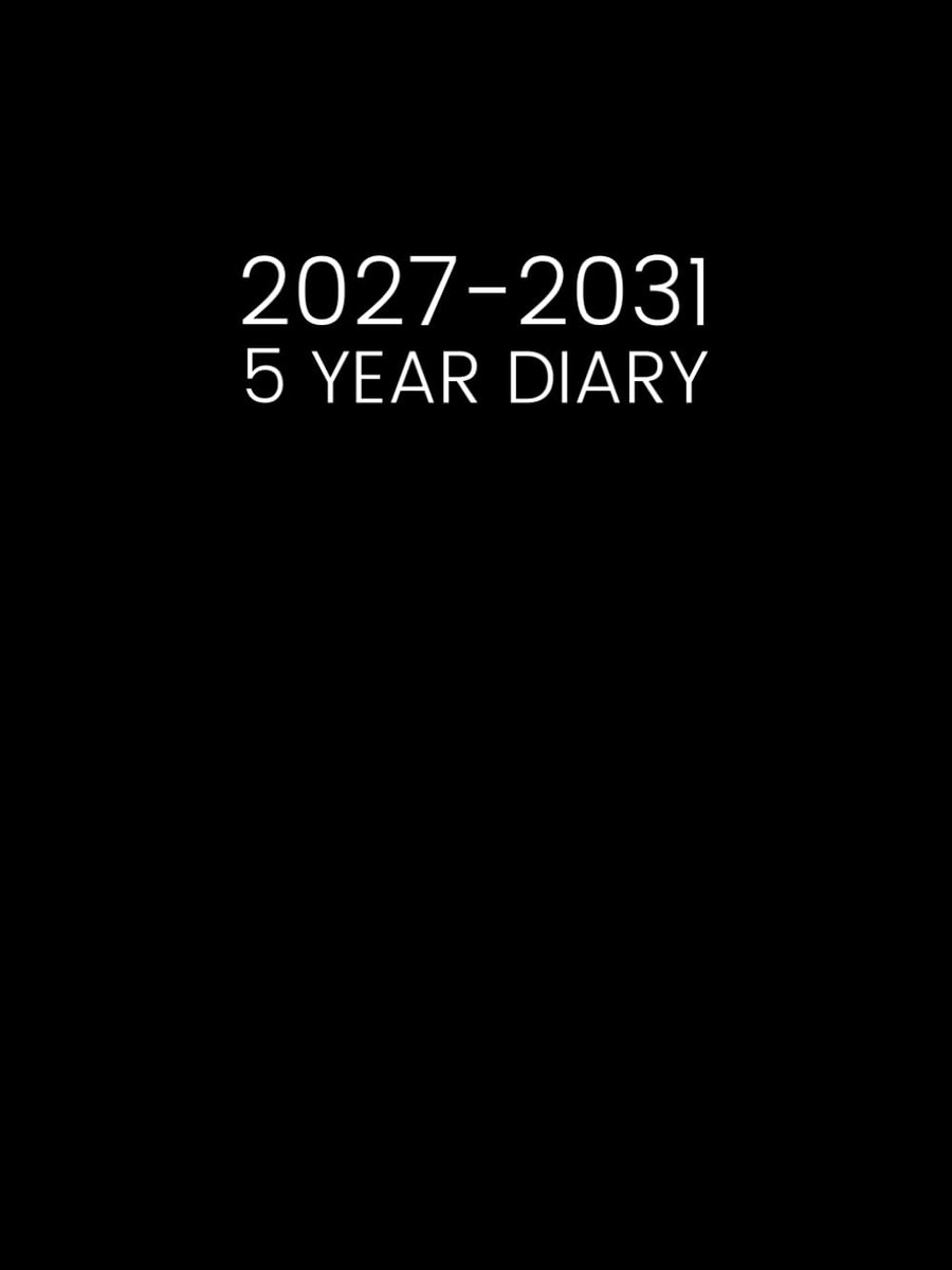 5 Year Diary 2027-2031: Month to View Planner from January 2027 to December 2031 - ShopVlot