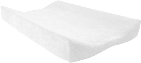 Jollein Aankleedkussenhoes Badstof 50x70cm - White — afbeelding 2
