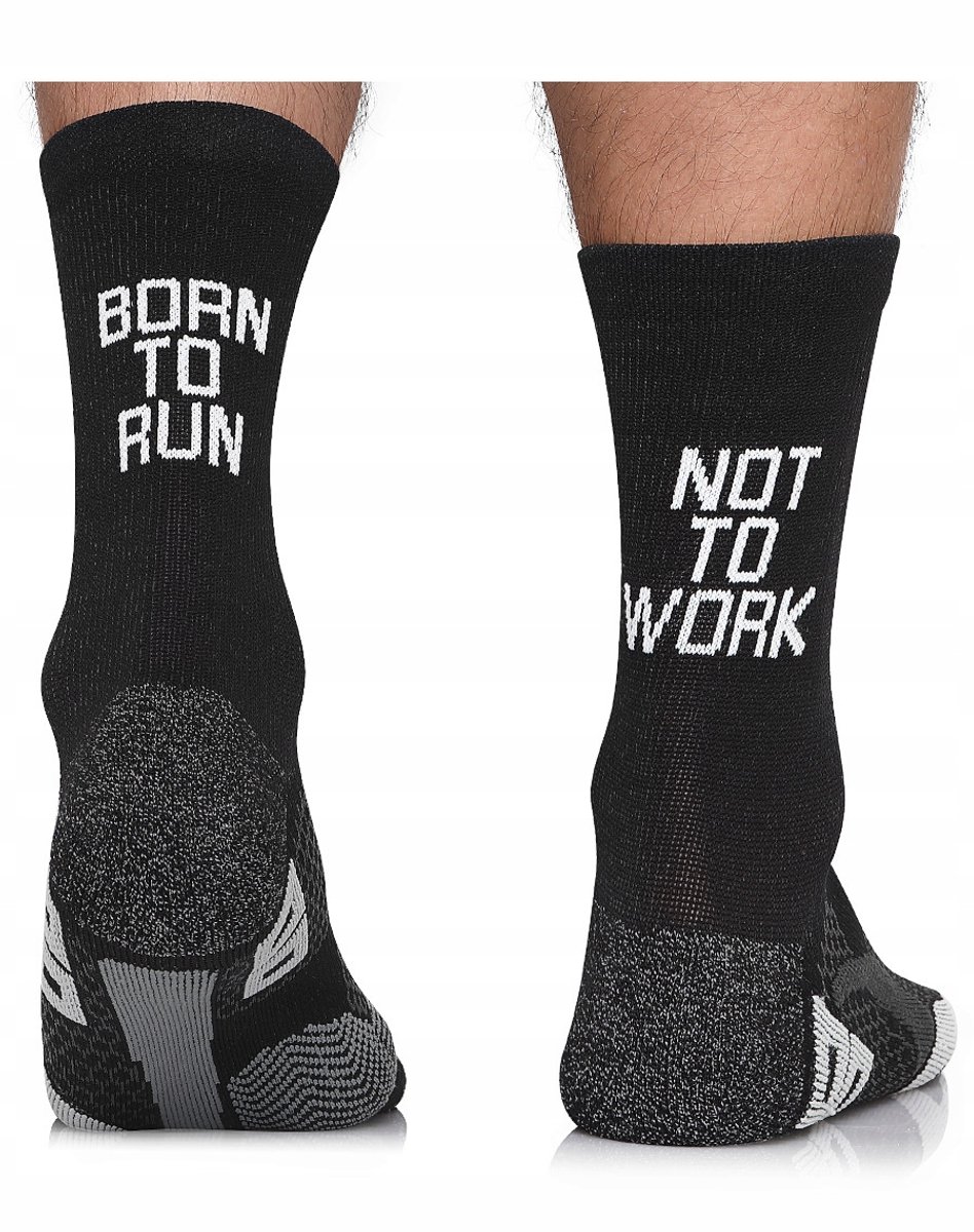 Running Raid Long Sokken Ademend & Amortiserend Zwart