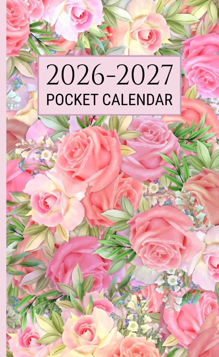 Pocket Calendar 2026-2027: Small 2 Year Monthly Planner for Purse - 24 Months from January 2026 to December 2027. - ShopVlot