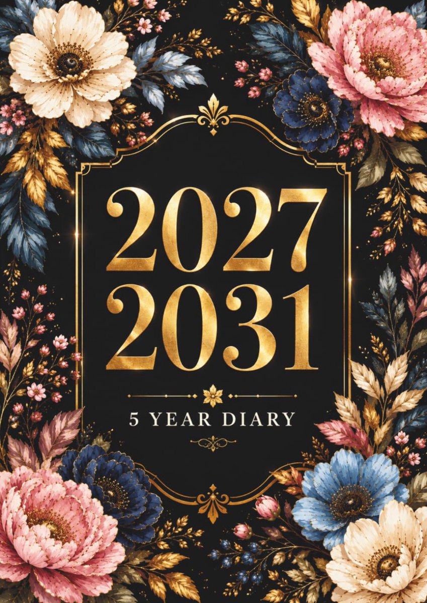 5 Year Diary 2027–2031 A4: 60 Months from January 2027 to December 2031 - ShopVlot