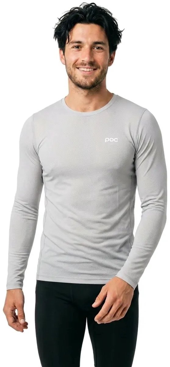 Poc Mid Lange Mouwen Basislaag Man Grijs