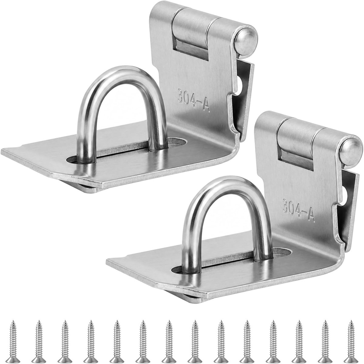 Deurvergrendeling - Zilver - 7,6 cm - 304 Roestvrij Staal - Voor Deur, Raam, Kast, Tuin, Garage