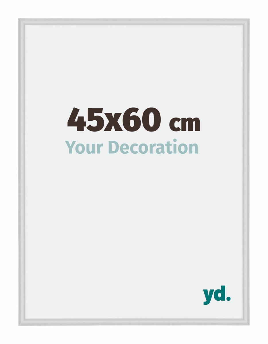 yd. Your Decoration - Fotolijst 45x60 cm - Aluminium - Zilver Mat - Miami
