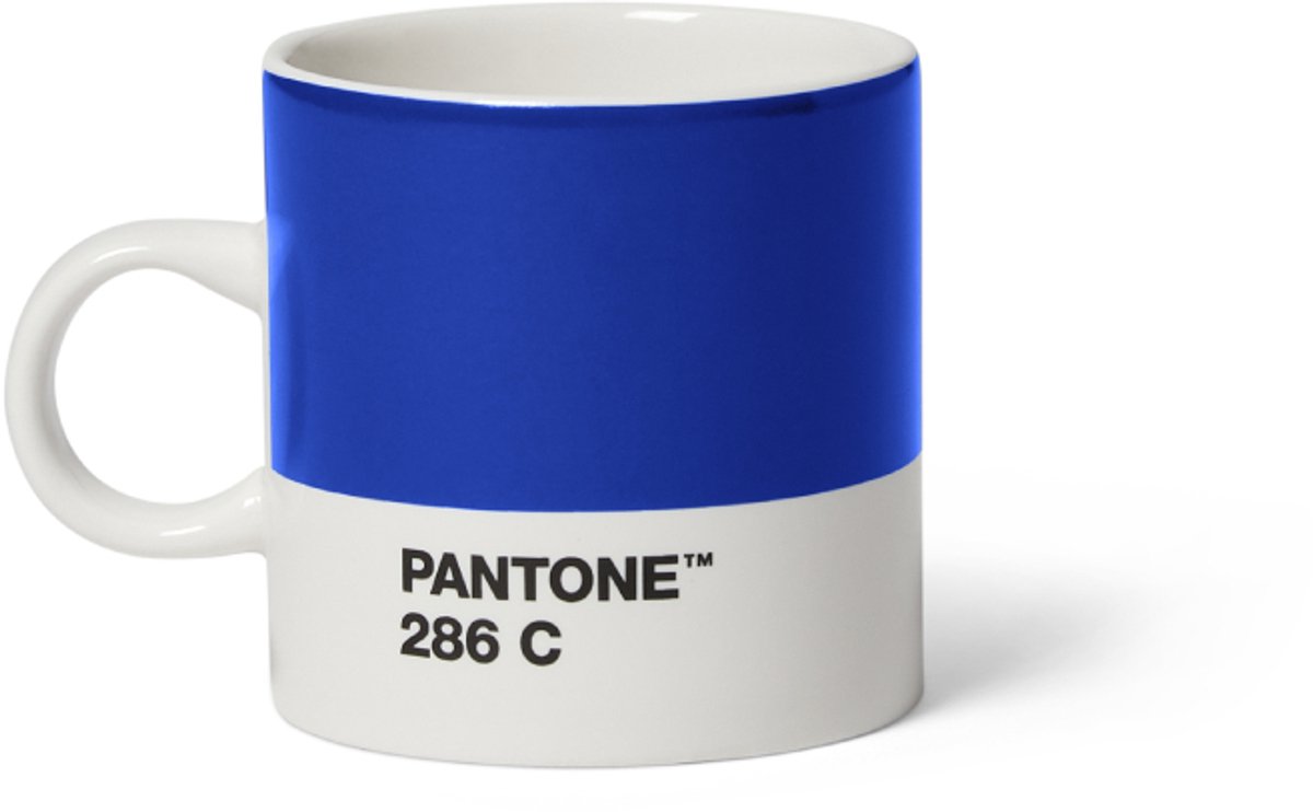 Pantone Espresso-beker – 120 ml – Clear Blue 286