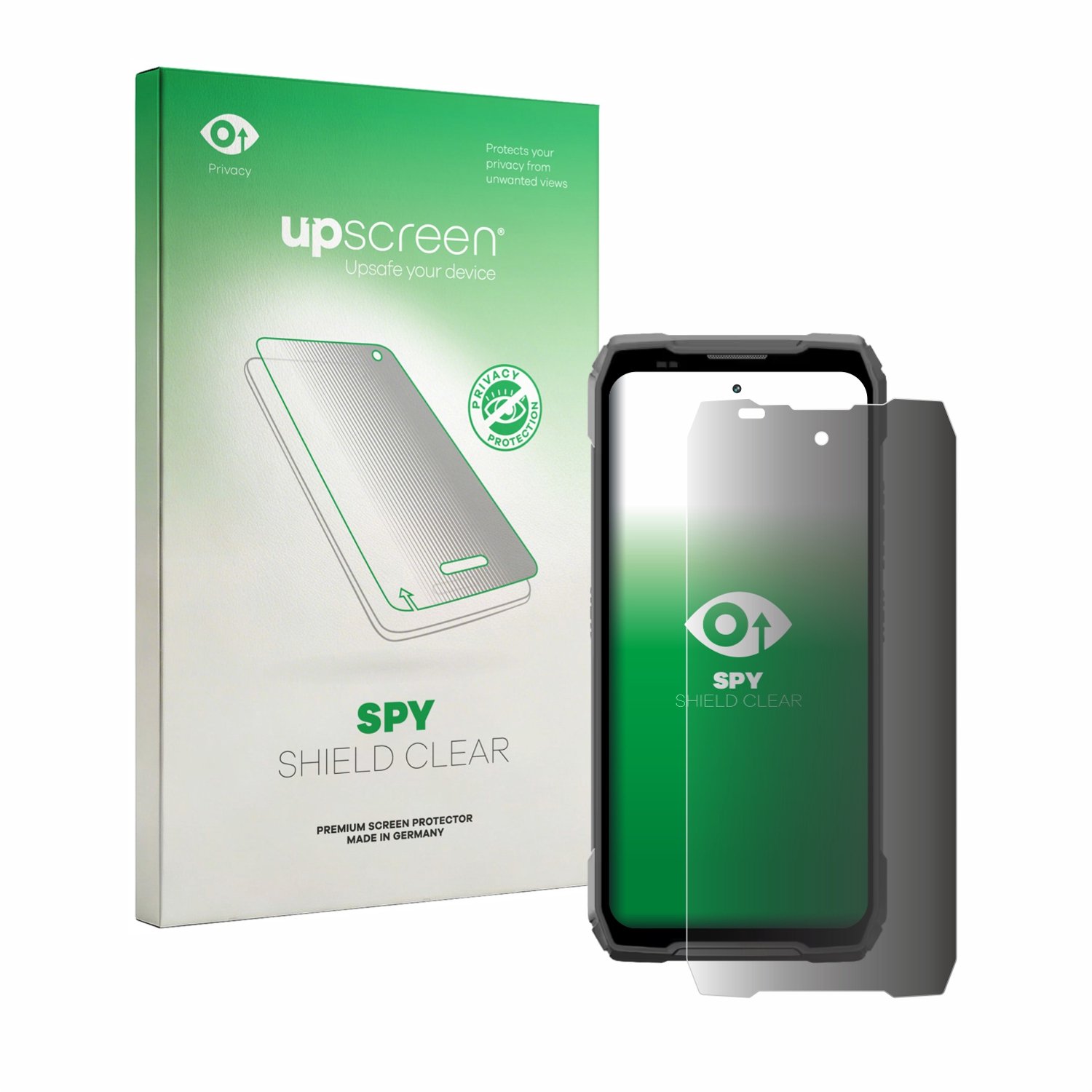 upscreen - privacy screenprotector voor Blackview Xplore 6 - Folie Beschermfolie Blauwlichtfilter