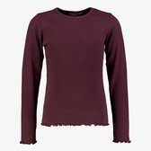 TwoDay meisjes longsleeve shirt bordeauxrood - Maat 158/164