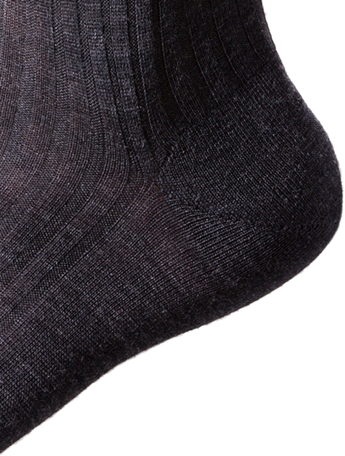 Nosocks Long - Merino Wool - Zwart - Maat 45-47 - 2-pack