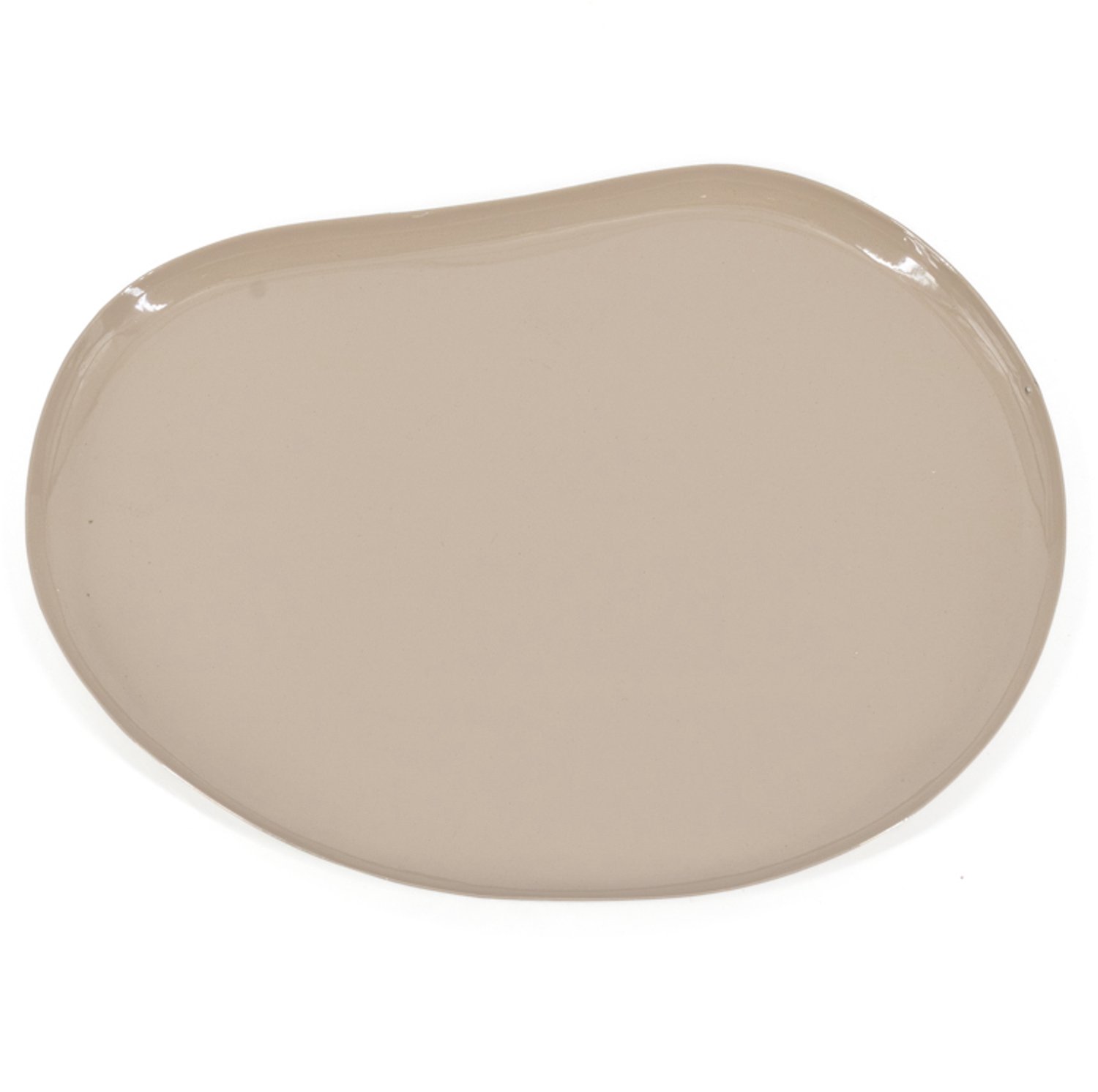 Metalen dienblad Rin L glossy sand