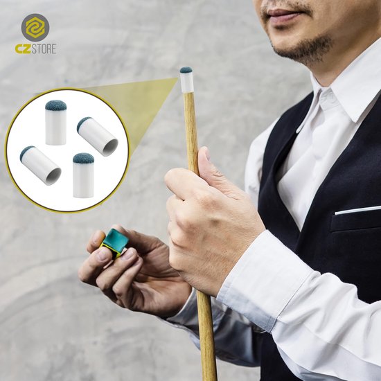 Biljartkeu Tip|10/20 Stuks|✮✮Levenslange Garantie✮✮-10-13 mm Schroefbare Biljartkeu Pomerans-Leren Keutip met Opbergdoos — afbeelding 4