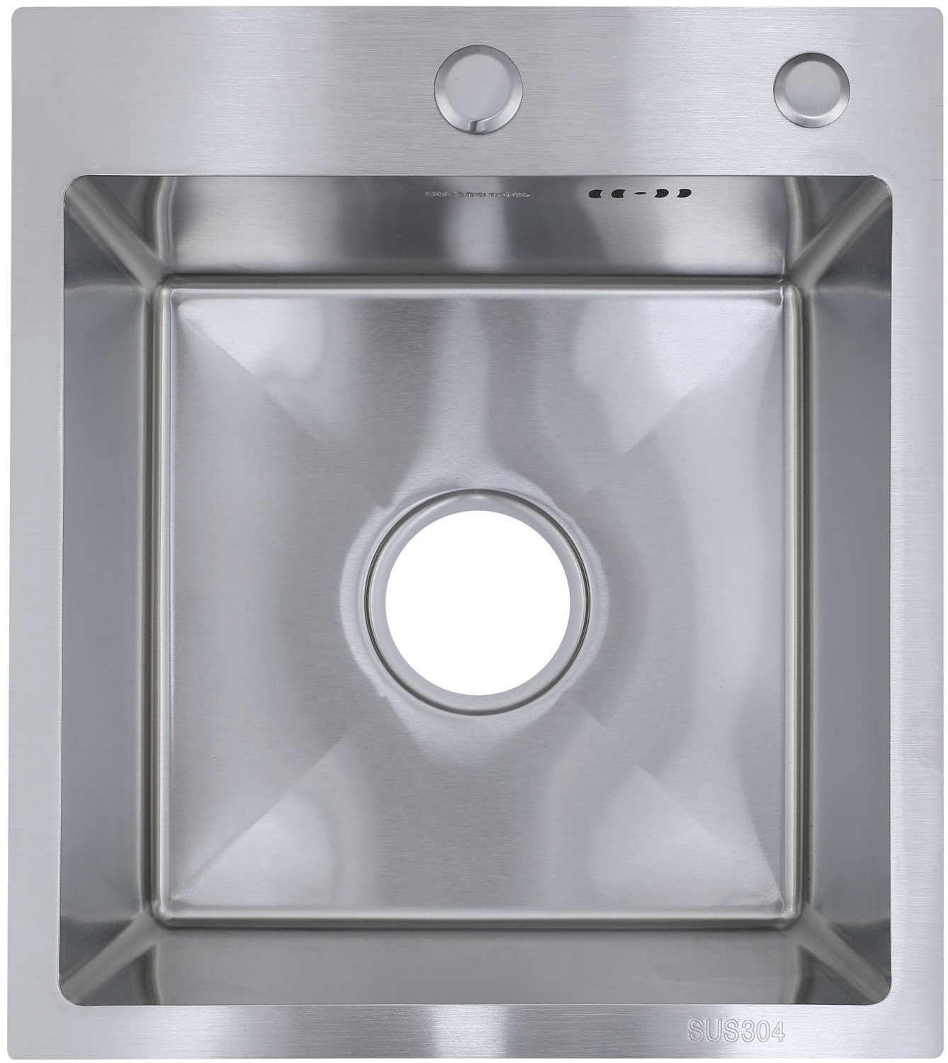 Faizee Home Future RVS Spoelbak Zilver 40x45x22 cm zonder Kraan