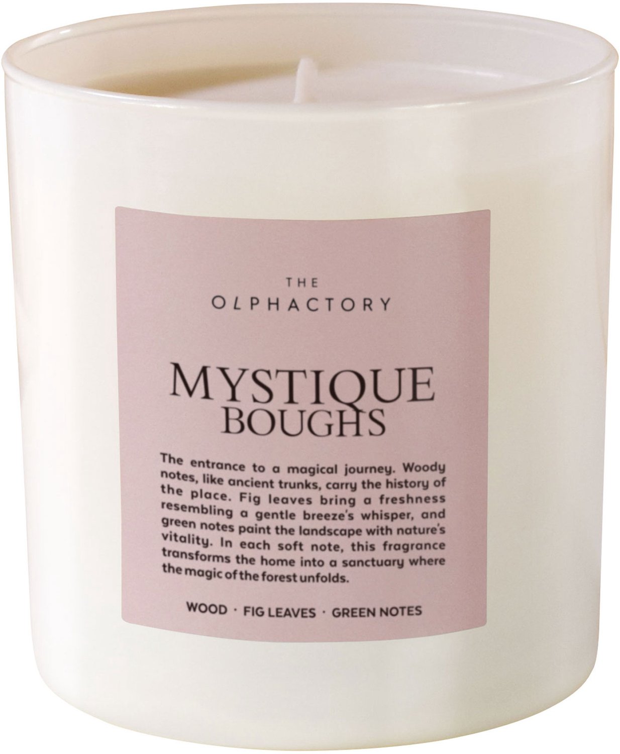 The Olphactory Mistique Boughts geurkaars - 310 g