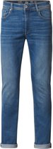 Petrol Industries Heren Jeans Regular Tapered Fit Russel - Spijkerbroek - Stretchdenim - Essentials Collection - Blauw - Maat W31L34