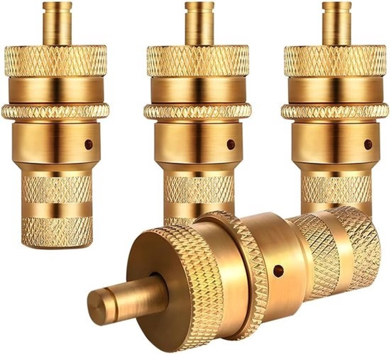 Autoband Leeglopers - Ventiel Leegloopkit - Bandenspanning Verlagen - Universeel Verstelbaar - 40.5mm Lengte - Goud