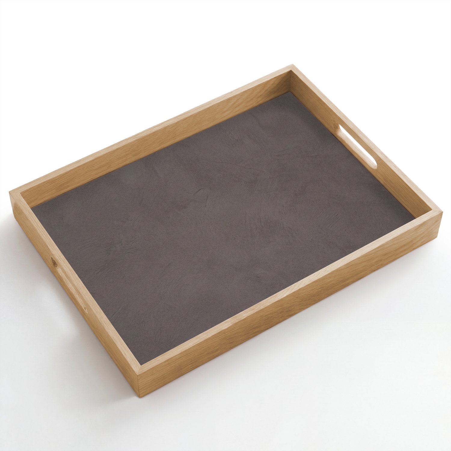 Dienblad hout 50x35 cm - Schootdienblad - Textuur - Grijs - Modern - Abstract - Oppervlak - Borrelplank rechthoek - Plateau dienbladen