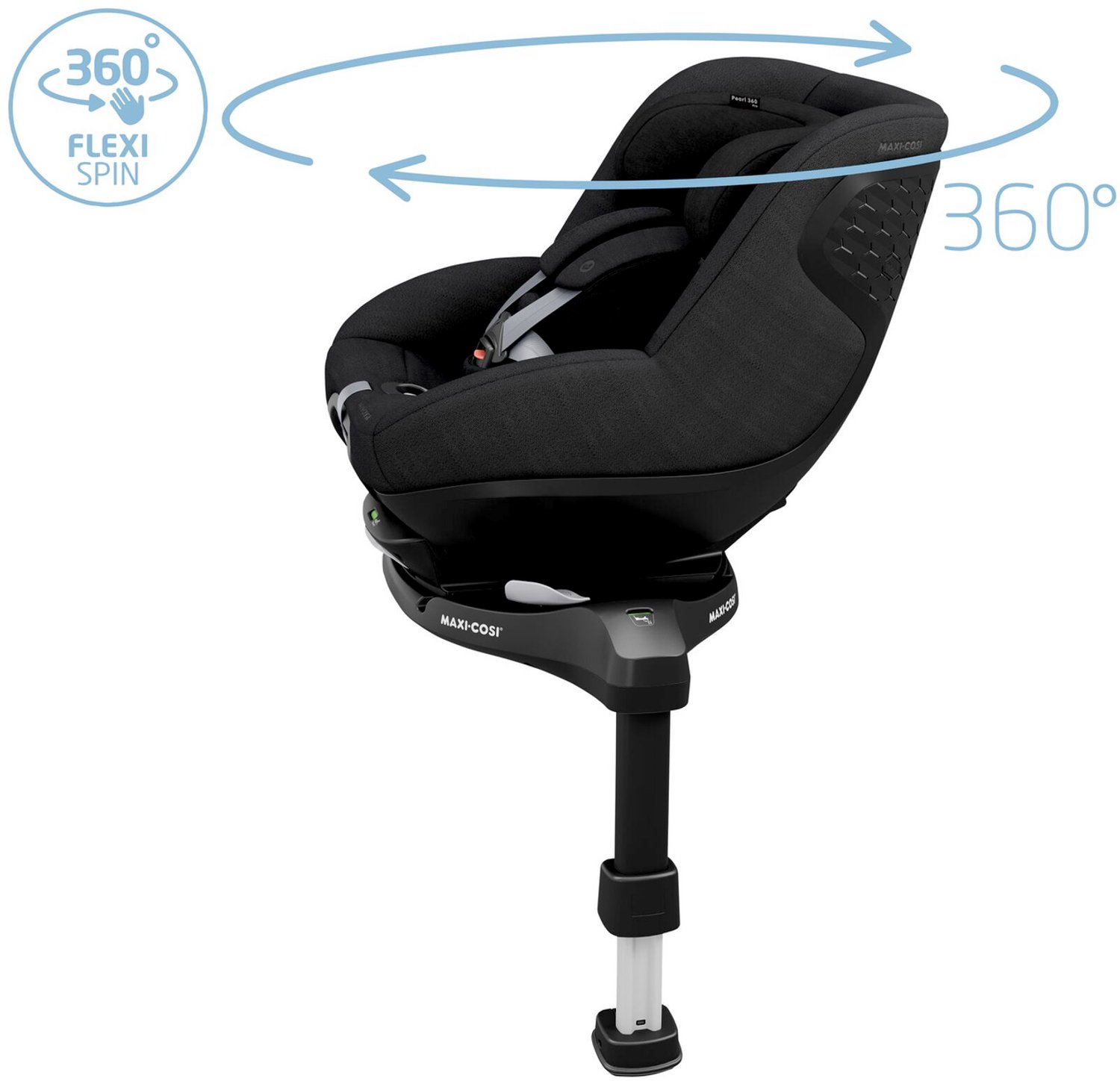 Maxi-Cosi Pearl 360 Pro i-Size - Autostoeltje - Authentic Black – foto 4