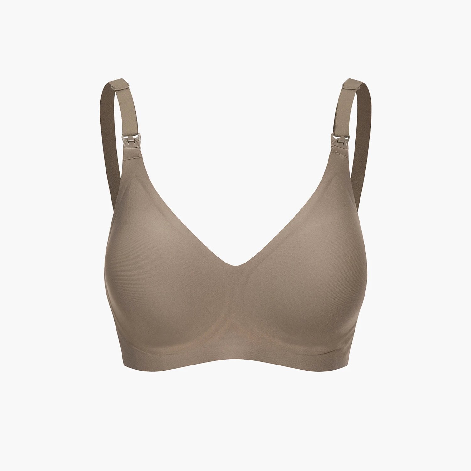 cfab Comfortabele voedingsbeha zonder beugel - Taupe
