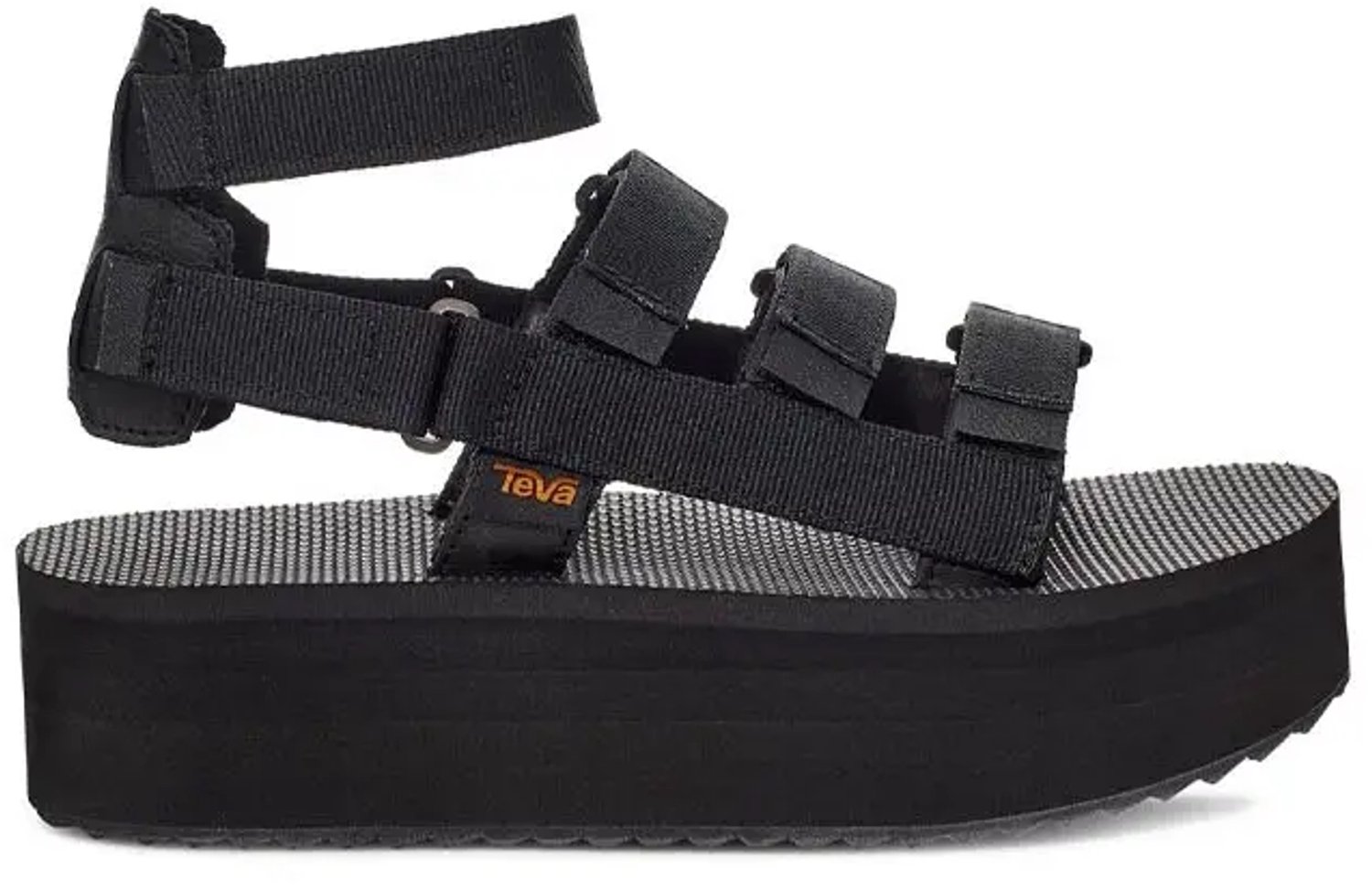 Damessandalen Teva Flatform Mevia Zwart