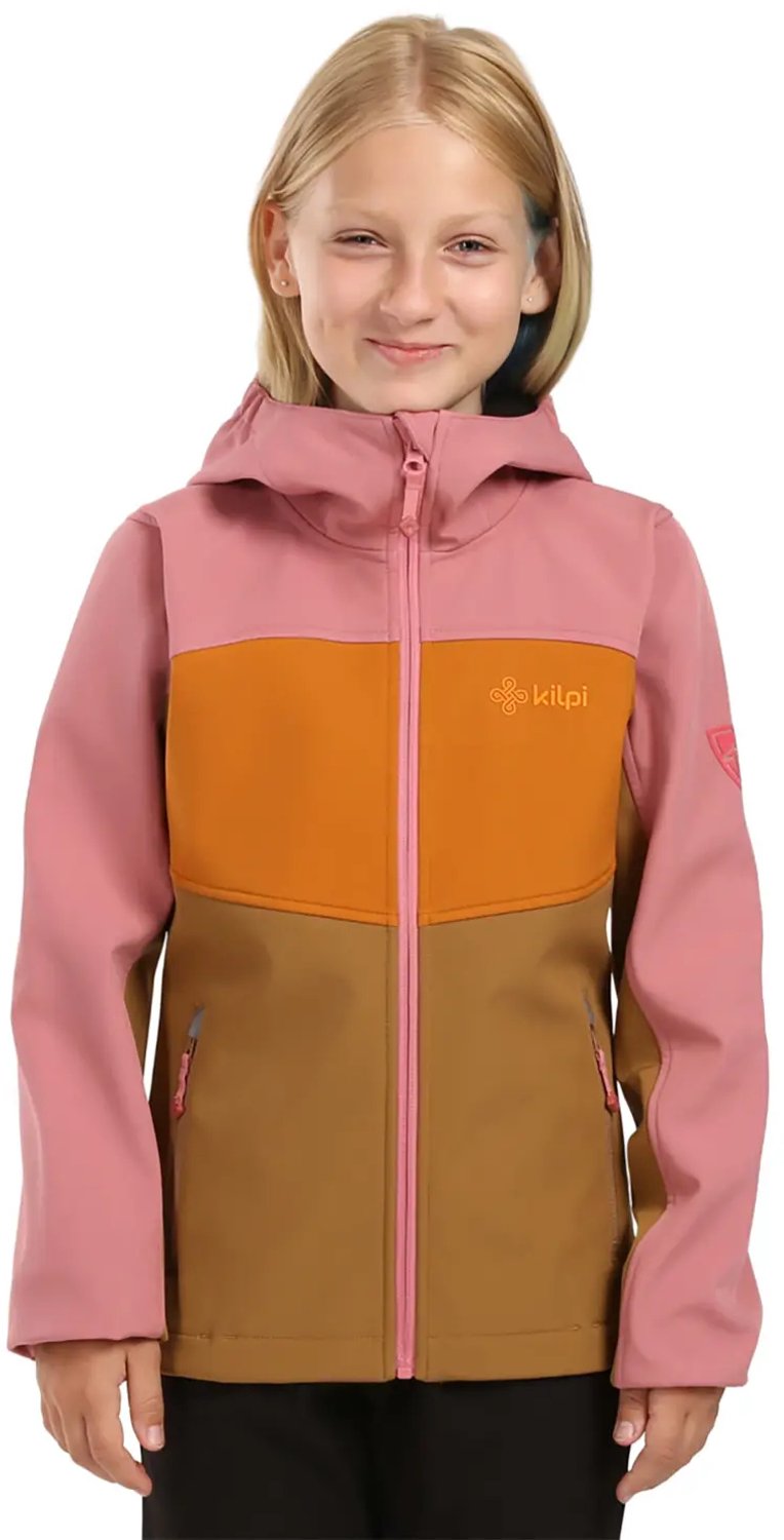 Wandeljack met kap voor meisjes Kilpi Ravia Roze