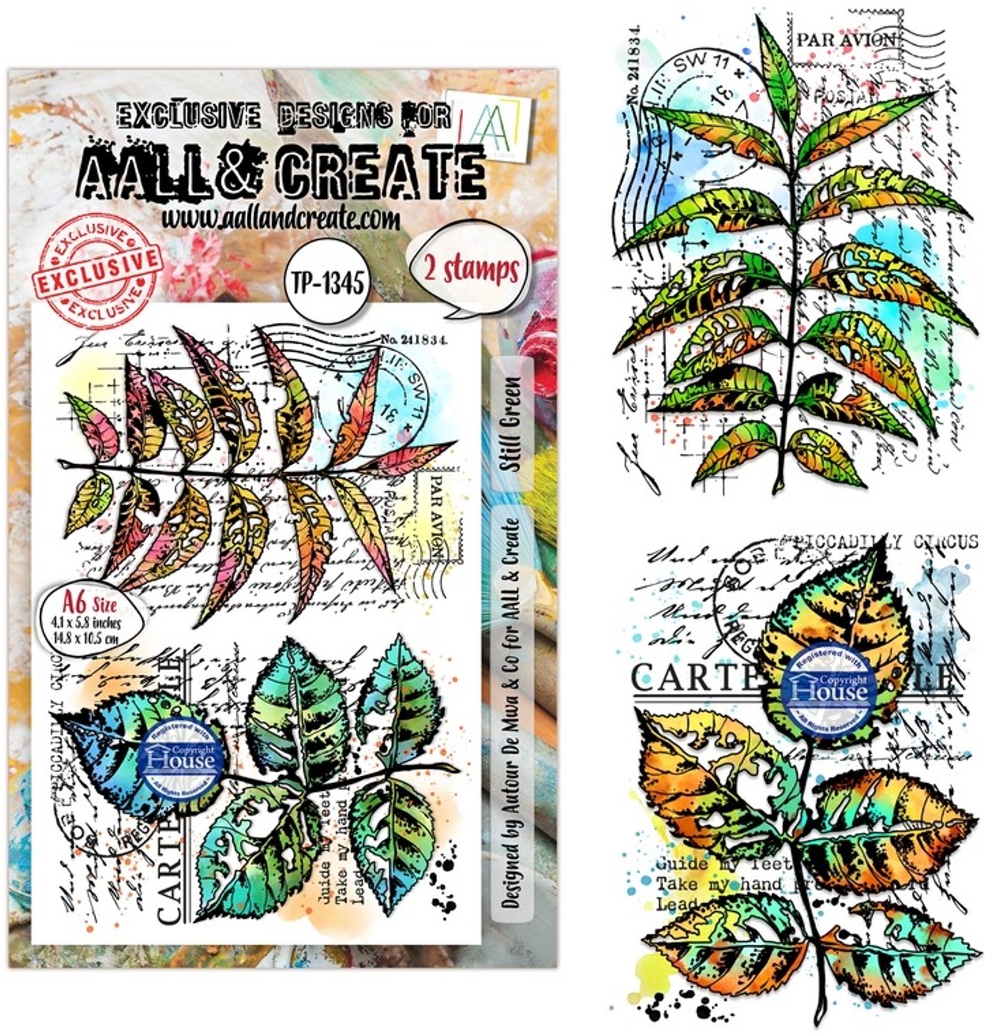 Aall & Create clearstamp A6 - Still green
