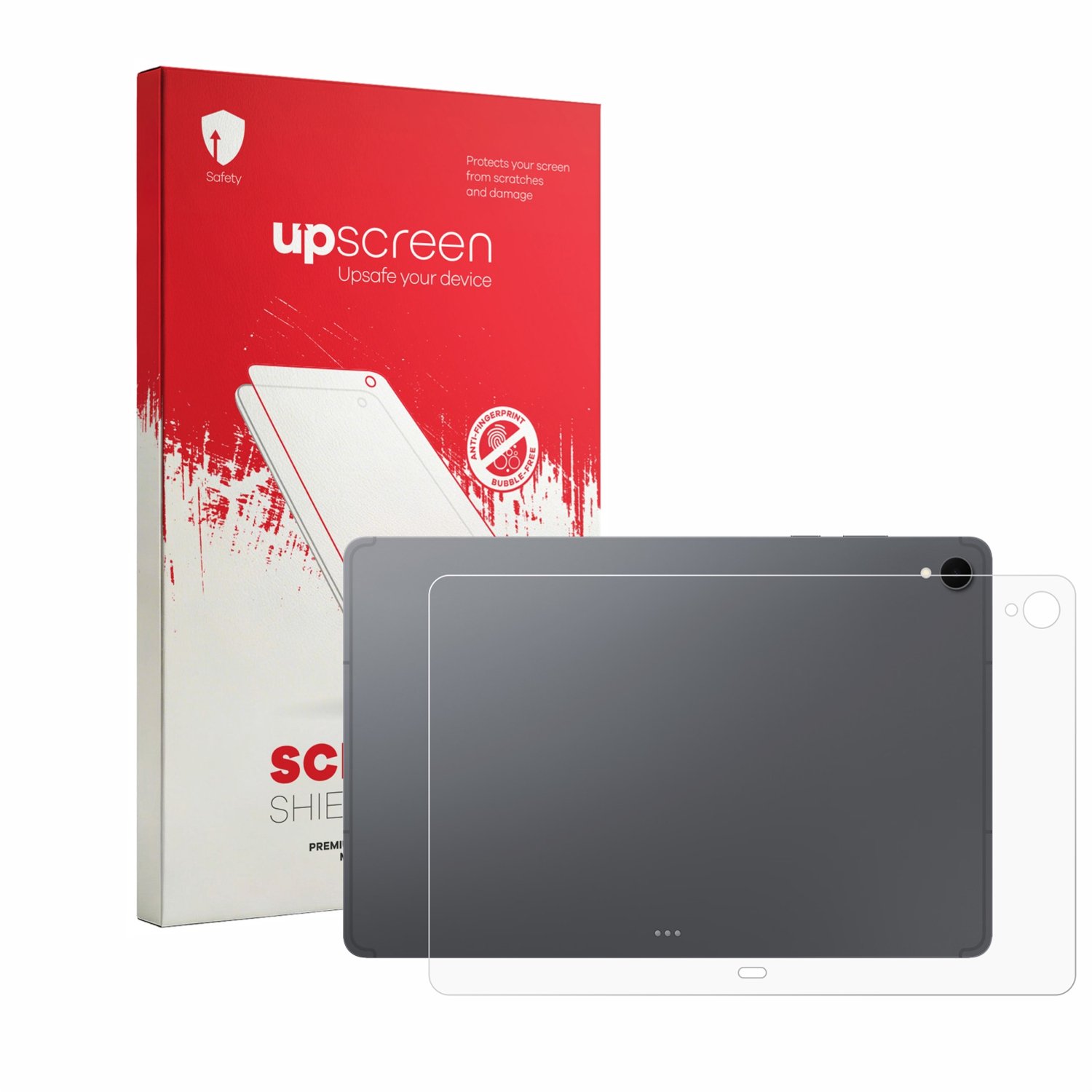 upscreen - Screenprotector voor Samsung Galaxy Tab S12 Plus (Achterkant) - Folie Beschermfolie transparant