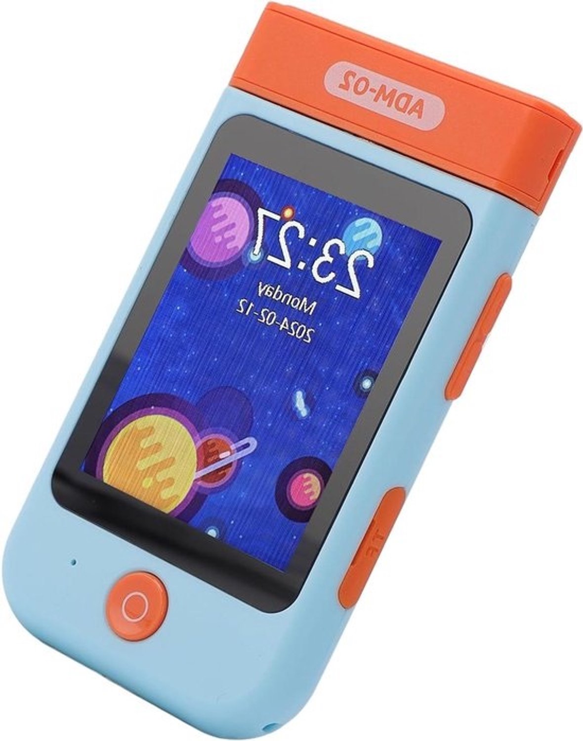 Kindersmartphone als speelgoed - Educatieve leertelefoon - Spelenderwijs ontdekken - 180° draaibare camera - 11x6x1.3 cm - Blauw