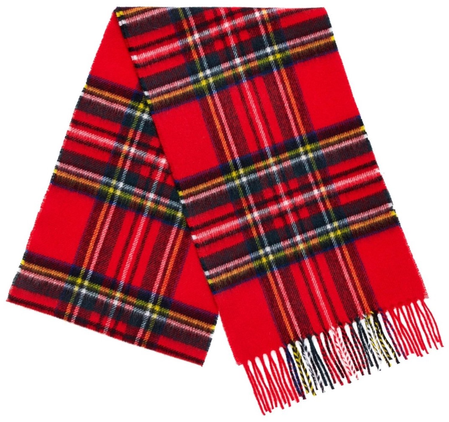 Sjaal Tartan Royal Stewart - Merino Lamswol - 25 x 190 - Bronte by Moon