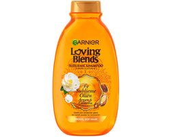 Garnier - Loving Blends Argan- en Cameliaolie Shampoo - 3 x 300 ml - Voordeelverpakking