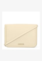 Fred De La Bretoniere - ALAYA Crossbody Leather Off White - Maat One Size