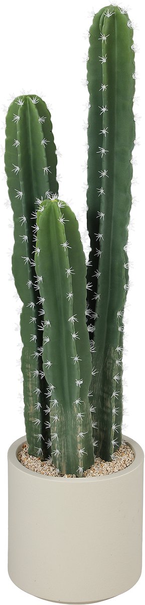 Homcom Kunstplant Cactus 95 cm in Pot - Kunstplant, Nepplant Onderhoudsvrij - Groen