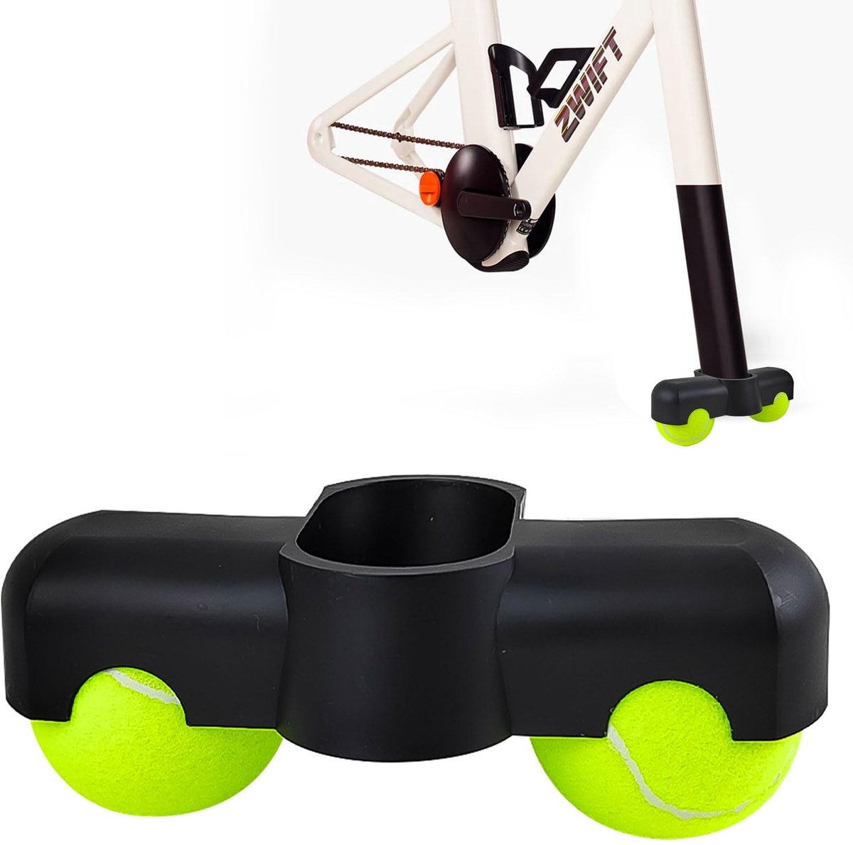 Elzusha - Rocker Plate Feet - Met tennisballen voor rollentrainer