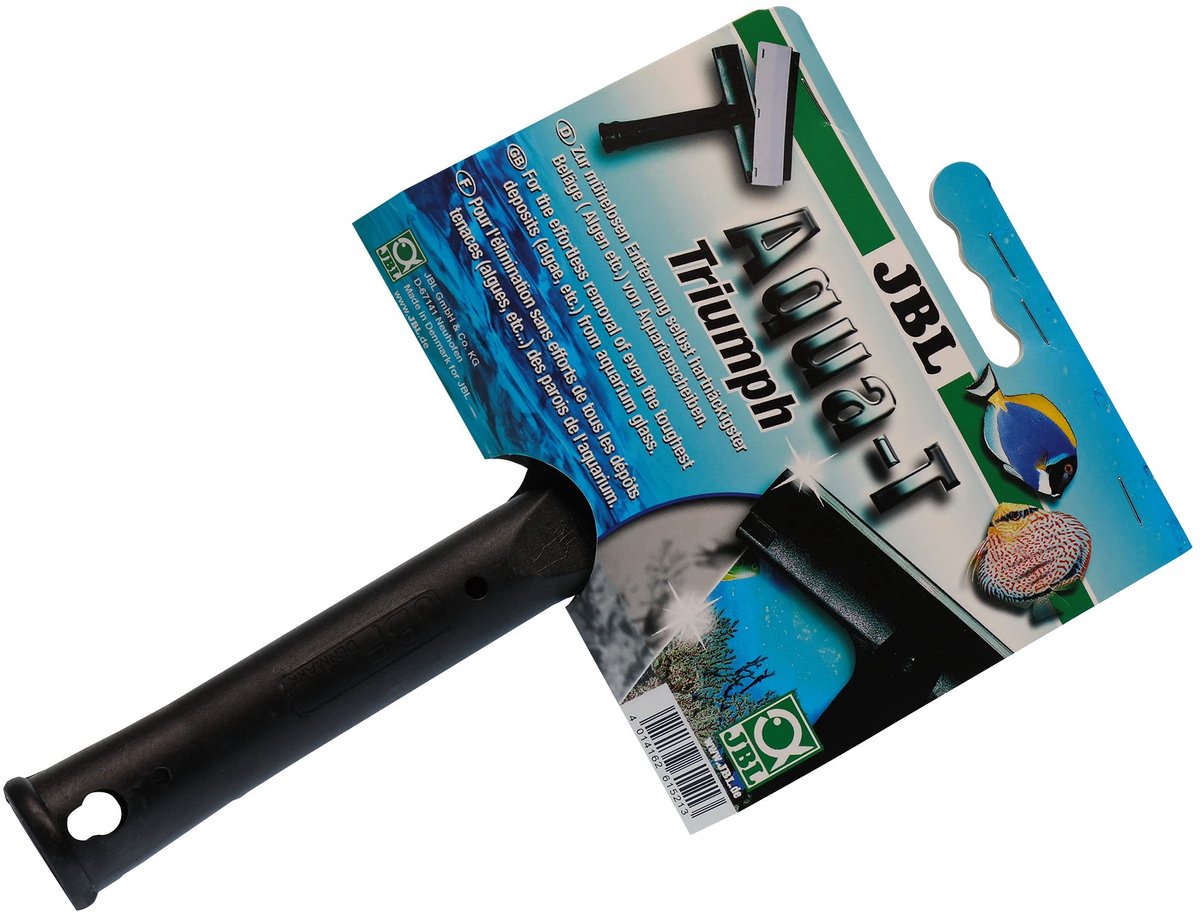 Elzusha - Raamreiniger voor Aquariums met RVS Blad