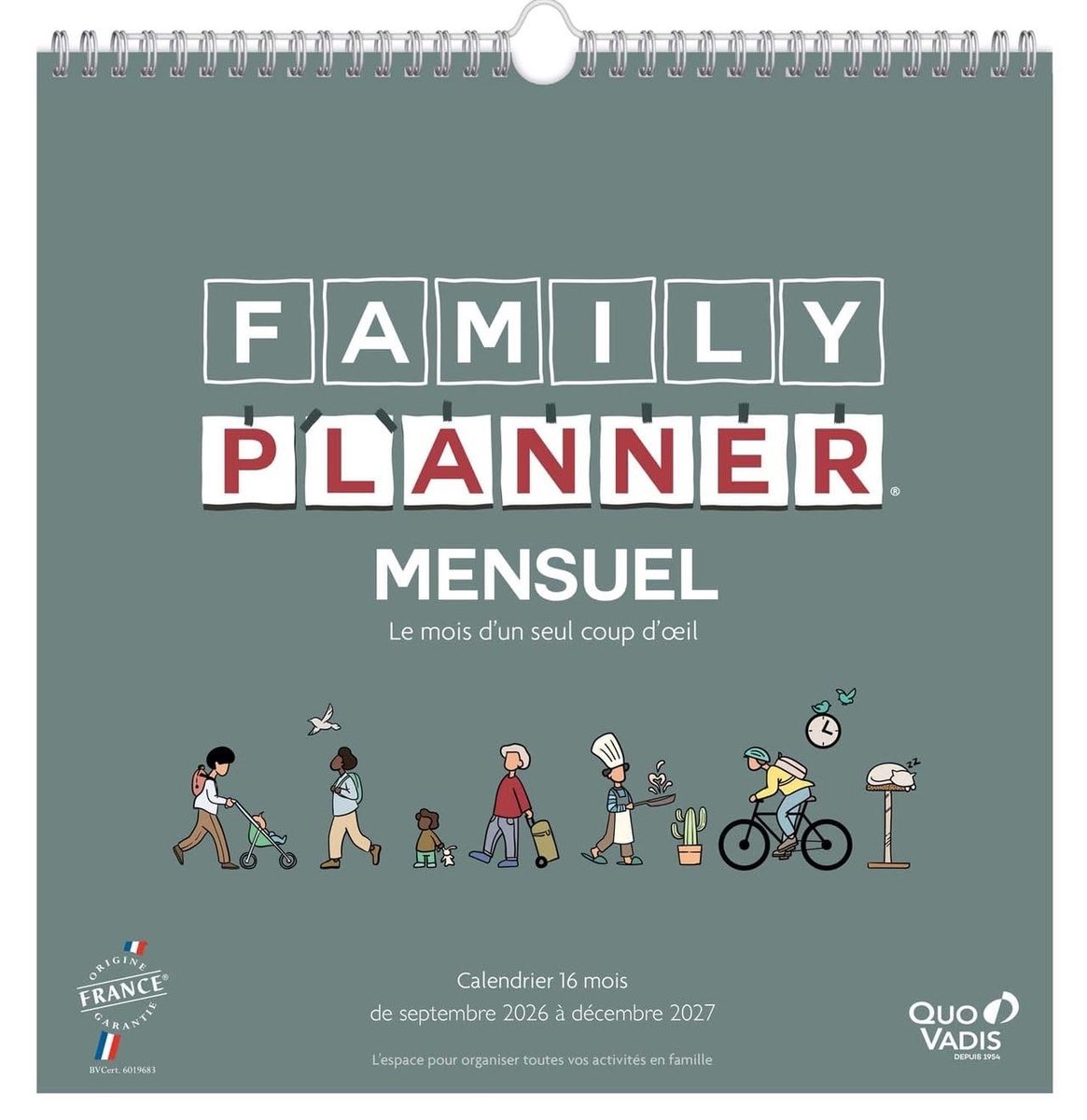 Elzusha - Maandelijkse Wandkalender voor Gezinnen 2025-2026